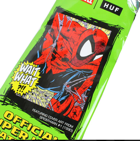 Huf Skateboard Deck Marvel Spider-Man Blind Bag 8.25" LIMITED EDITION. Gold? ⚜️